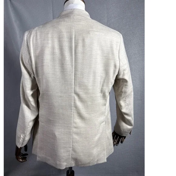 Jack Victor Loro Piana Jersey Blazer Mens Size 44 S Comfortwear Wool Linen Silk Sport Coats & Blazers